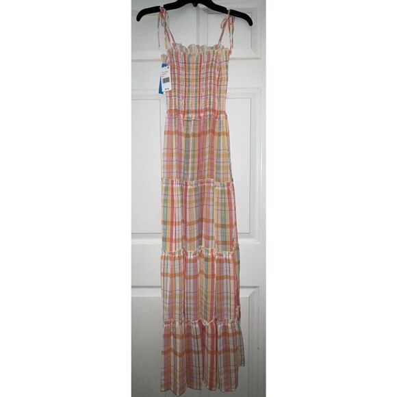 BLEU ROD BEATTIE Sz Large Hip to be Square 4 Tiered Cover Up Dress $100 - Picture 2 of 14